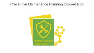 Preventive Maintenance Planning Colored Icon In Powerpoint Pptx Png And Editable Eps Format