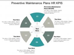 Preventive maintenance plans hr kpis ppt powerpoint presentation file guide cpb