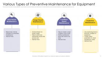 Preventive Maintenance Powerpoint Ppt Template Bundles Analytical Visual