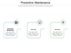 Preventive maintenance ppt powerpoint presentation professional example introduction cpb