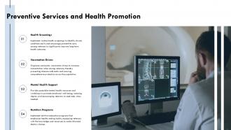 Preventive Services And Health Promotion Veterans Health Administration PPT Template ST AI SS