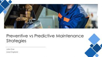 Preventive Vs Predictive Maintenance Strategies PPT Graphics AT