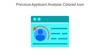 Previous Applicant Analysis Colored Icon In Powerpoint Pptx Png And Editable Eps Format