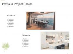 Previous Project Photos Ppt Powerpoint Presentation Styles Icon