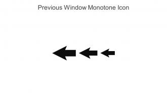 Previous Window Monotone Icon In Powerpoint Pptx Png And Editable Eps Format