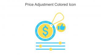 Price Adjustment Colored Icon In Powerpoint Pptx Png And Editable Eps Format