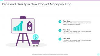 Price And Quality In New Product Monopoly Icon