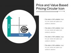 Price And Value Based Pricing Circular Icon
