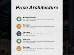 Price architecture ppt powerpoint presentation professional infographic template cpb