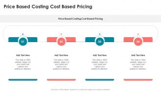 Price Based Costing Cost Based Pricing In Powerpoint And Google Slides Cpb