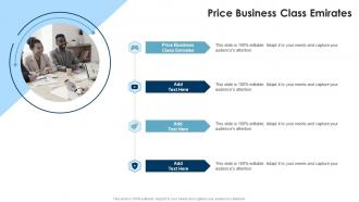 Price Business Class Emirates In Powerpoint And Google Slides Cpb