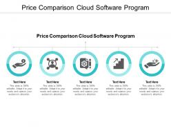 Price comparison cloud software program ppt powerpoint presentation gallery information cpb