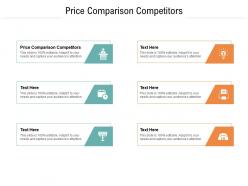 Price comparison competitors ppt powerpoint presentation ideas skills cpb