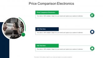 Price Comparison Electronics In Powerpoint And Google Slides Cpb