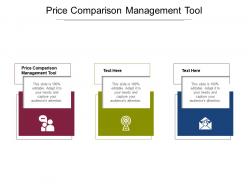 Price comparison management tool ppt powerpoint presentation summary file formats cpb