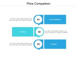 Price comparison ppt powerpoint presentation infographics grid cpb