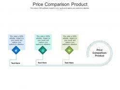 Price comparison product ppt powerpoint presentation ideas example introduction cpb