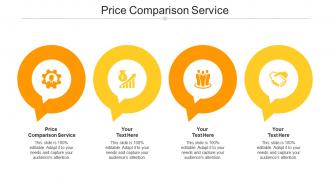 Price comparison service ppt powerpoint presentation summary maker cpb