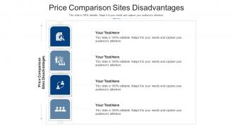 Price comparison sites disadvantages ppt powerpoint presentation portfolio example cpb