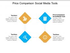 Price comparison social media tools ppt powerpoint presentation professional outfit cpb