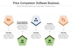 Price comparison software business ppt presentation styles structure cpb