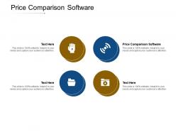 Price comparison software ppt powerpoint presentation portfolio deck cpb