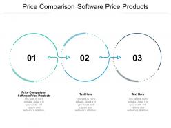 Price comparison software price products ppt powerpoint presentation layouts deck cpb