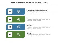 Price comparison tools social media ppt powerpoint presentation gallery layout ideas cpb