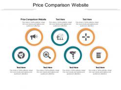 Price comparison website ppt powerpoint presentation summary portfolio cpb