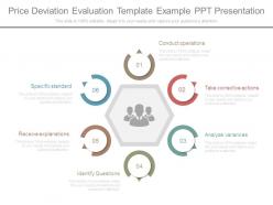 Price deviation evaluation template example ppt presentation
