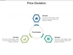Price deviation ppt powerpoint presentation layouts samples cpb