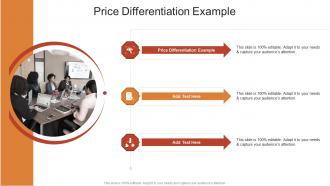 Price Differentiation Example In Powerpoint And Google Slides Cpb