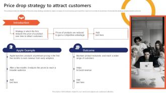 Price Drop Strategy To Attract Customers Market Penetration To Improve Brand Strategy SS