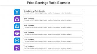 Price Earnings Ratio Example Ppt Powerpoint Presentation Outline Example Cpb
