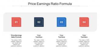 Price earnings ratio formula ppt powerpoint presentation styles portfolio cpb