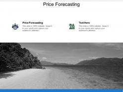 Price forecasting ppt powerpoint presentation icon summary cpb
