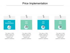 Price implementation ppt powerpoint presentation gallery microsoft cpb