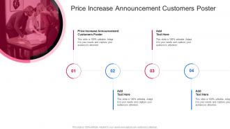 Price Increase Announcement Customers Poster In Powerpoint And Google Slides Cpb