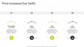Price Increases Due Tariffs In Powerpoint And Google Slides Cpb