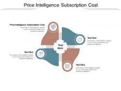 Price intelligence subscription cost ppt powerpoint presentation gallery rules cpb