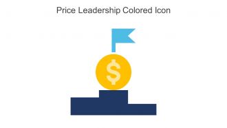 Price Leadership Colored Icon In Powerpoint Pptx Png And Editable Eps Format