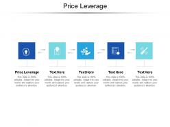 Price leverage ppt powerpoint presentation infographic template graphics example cpb