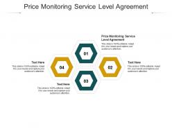 Price monitoring service level agreement ppt powerpoint presentation layouts cpb