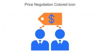 Price Negotiation Colored Icon In Powerpoint Pptx Png And Editable Eps Format