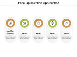 Price optimization approaches ppt powerpoint presentation professional tips cpb