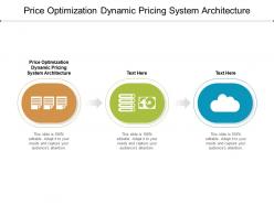 Price optimization dynamic pricing system architecture ppt powerpoint presentation diagram ppt cpb