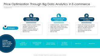 Price Optimization Through Big Data Analytics In E Commerce