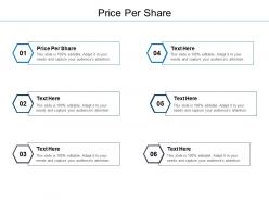 Price per share ppt powerpoint presentation show icons cpb