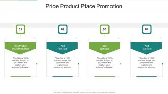 Price Product Place Promotion In Powerpoint And Google Slides Cpb