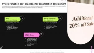 Price Promotion Best Practices For Organization Development